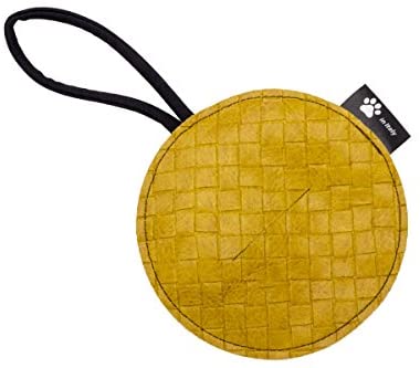 Porta sacchetti igienici in vinilpelle intrecciata