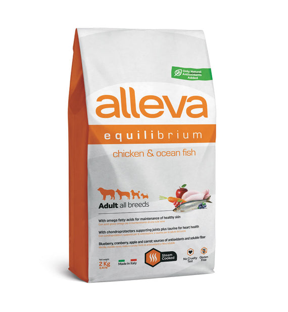 ALLEVA adult all breeds Chicken & Ocean Fish 2 kg