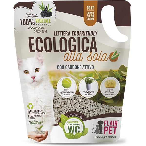 Flair Pet lettiera per gatti alla soia