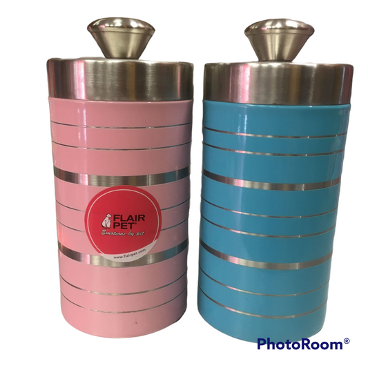 Barattolo porta biscotti in acciaio