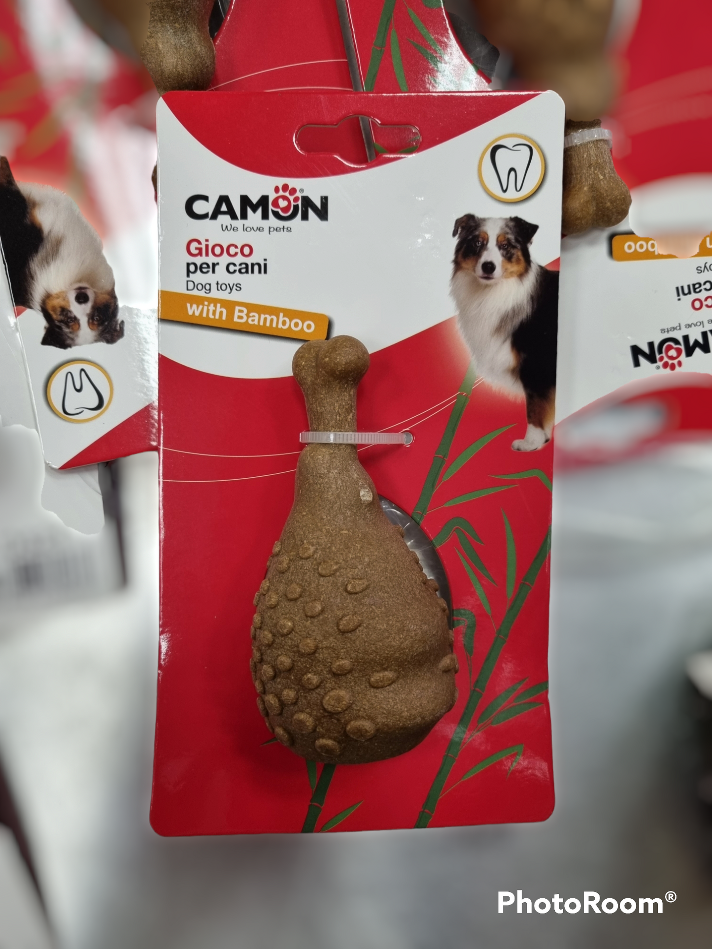 Camon gioco coscia di pollo in BAMBOO