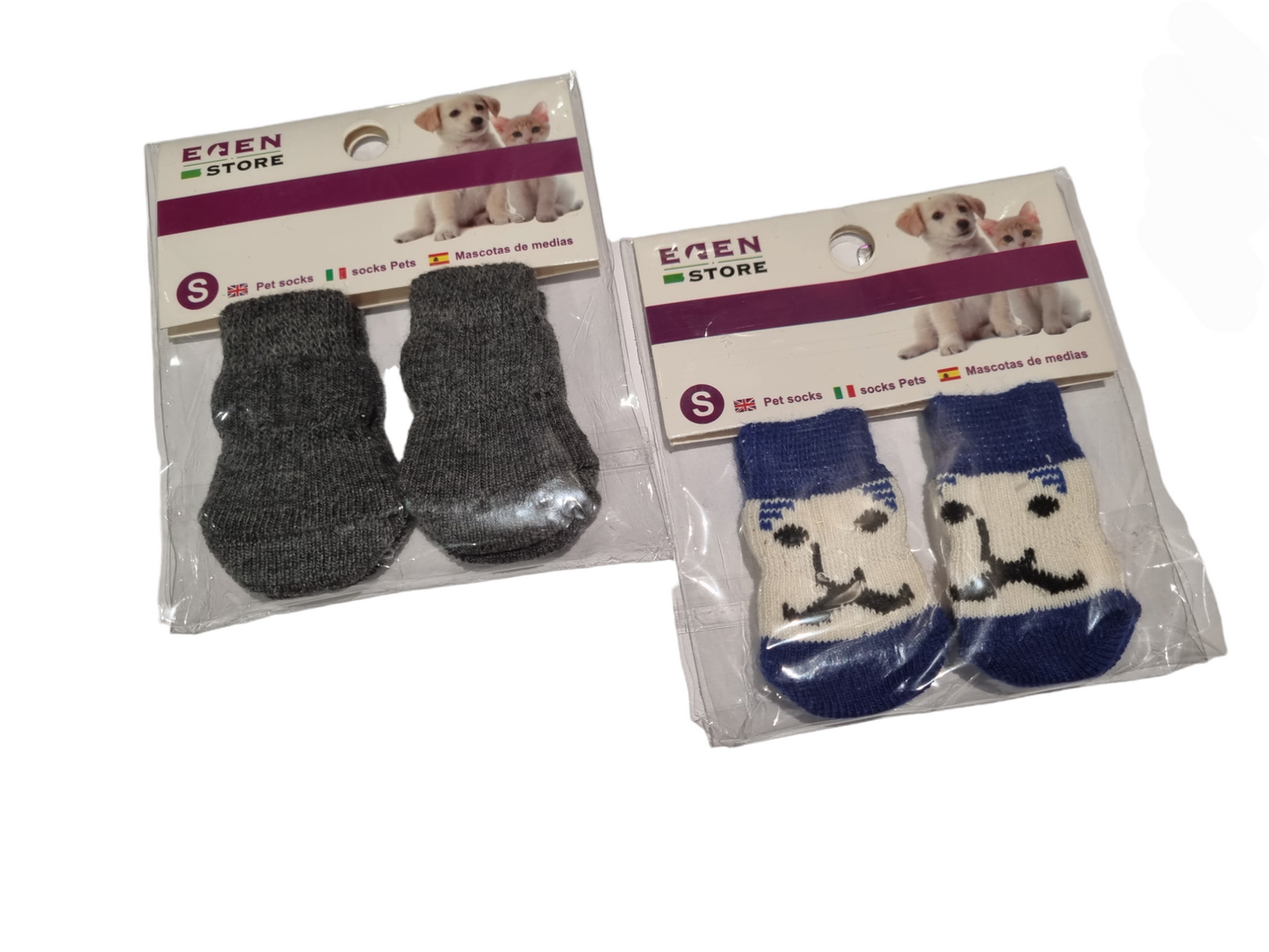 Calze antiscivolo per cani. 4 pezzi