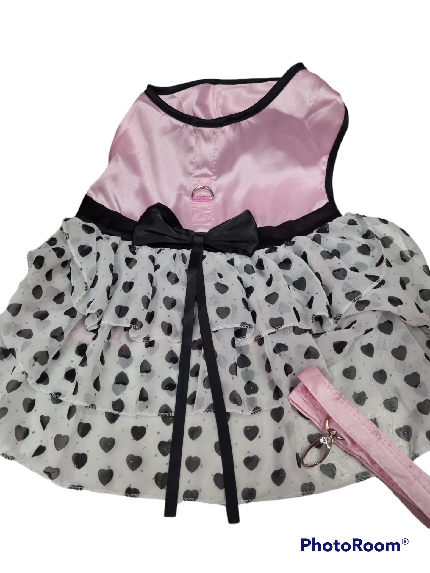 Vestito elegante per cani, in raso e toulle mis XL