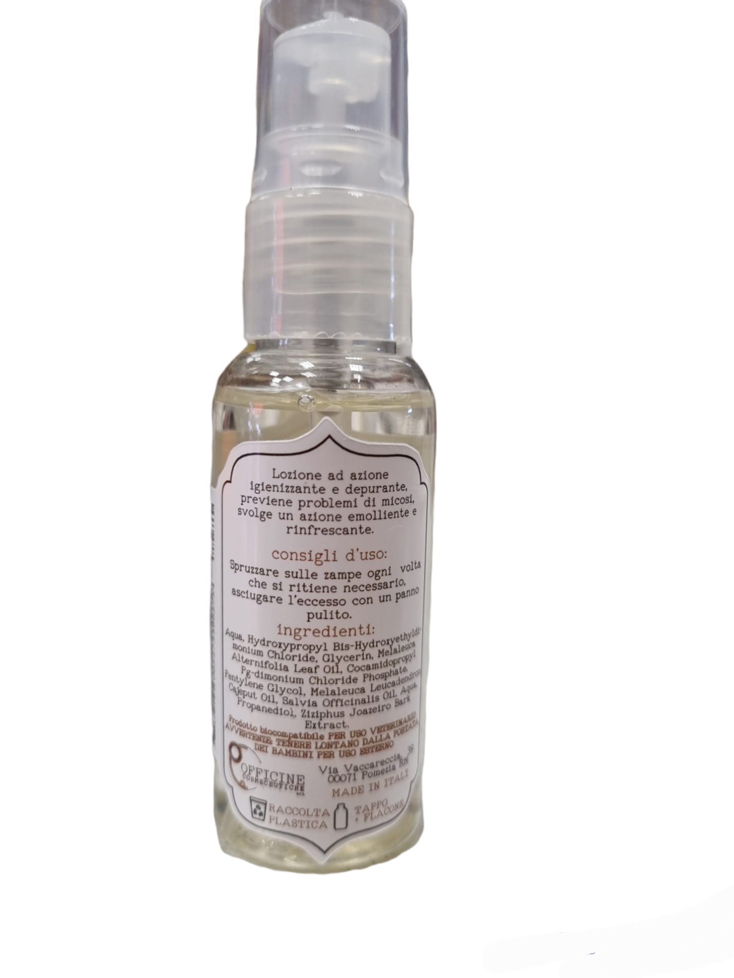 ACTIVE spray igienizzante zampe formato da borsa