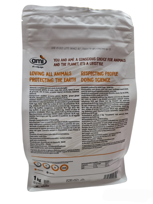 AMÌ dog small croccantini VEGETAL/VEGAN 1 kg