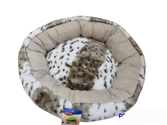 TRIXIE BETT Leika cuccia ciambella ovale in peluches completamente sfoderabile.