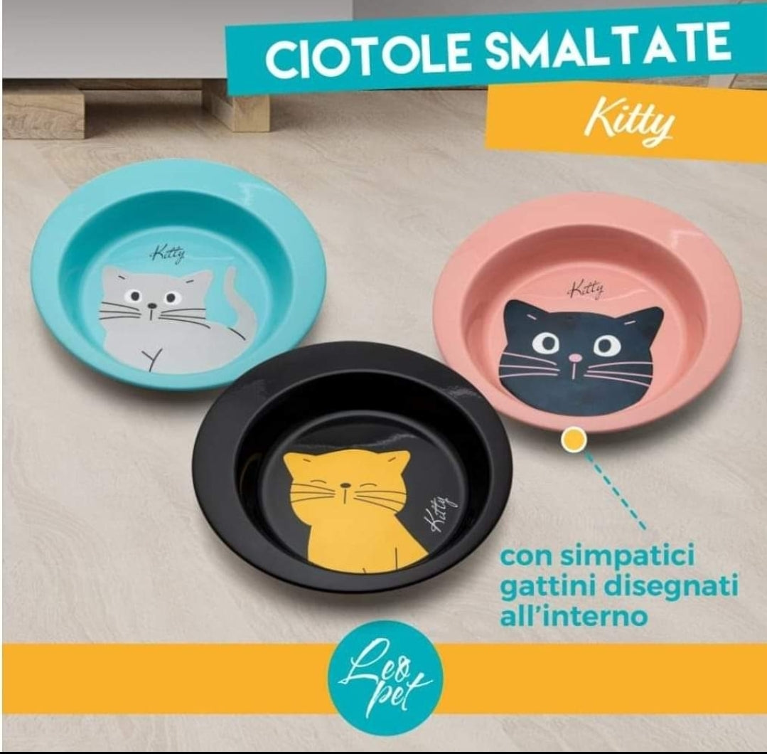 Ciotola gatto smaltata
