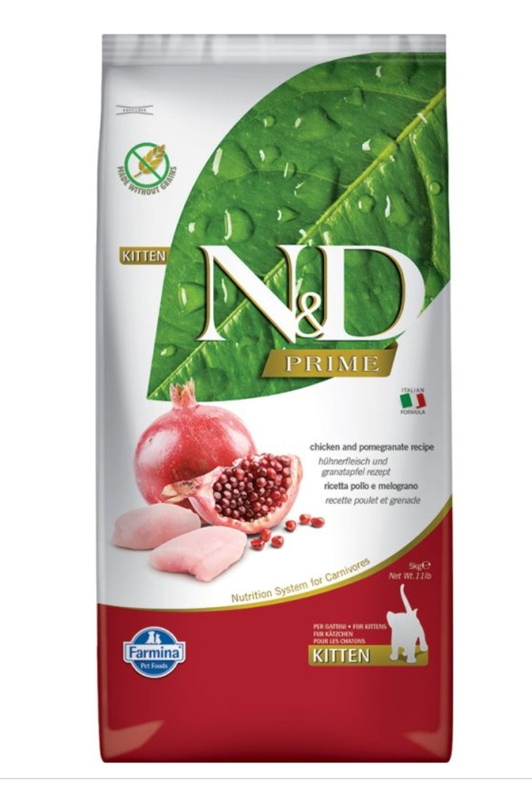 Farmina N&D cat kitten pollo e melograno 1,5kg