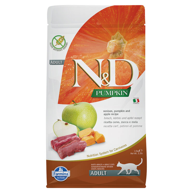 Farmina N&D Pumpkin adult cat Cervo 1,5kg