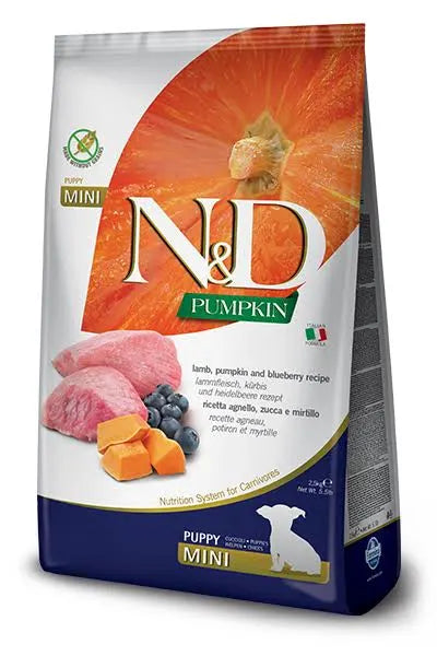 Farmina N&D pumpink mini puppy agnello 7kg