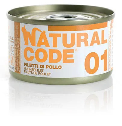 NATURAL CODE lattine gatto 85 gr