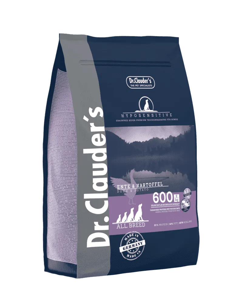 Dr Clauder's Hyposensitive all breed Anatra e patate 3,5kg