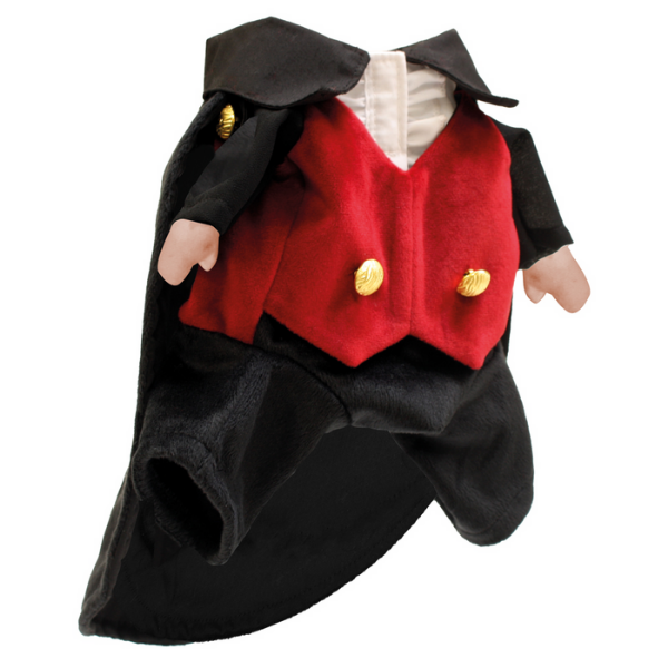 Speciale Carnevale Vestito da Vampiro per cani 25 cm