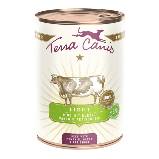 Terra Canis LIGHT Manzo con Zucca, Mango e Carciofo 400g