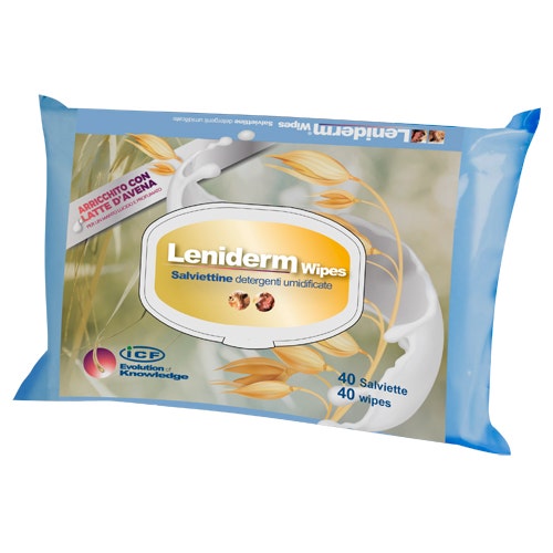 Leniderm Wipes 40 Salviette detergenti