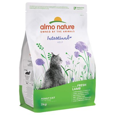 Almo Nature Intestinal Help Agnello crocchette per gatto 2 kg