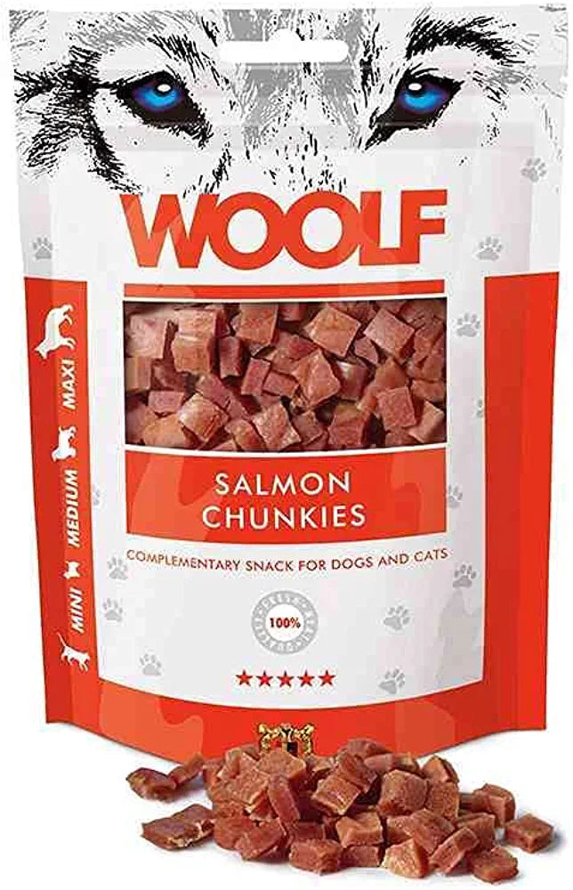 WOOLF Salmon Chunkies 100gr