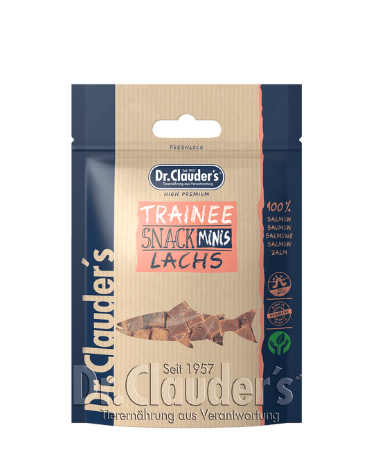 Dr. Clauder's Trainee Minis Snack Salmone 50g