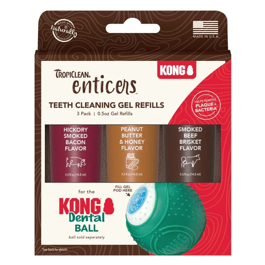 Kong Gel Aromatizzato per Igiene Orale per Dental Ball