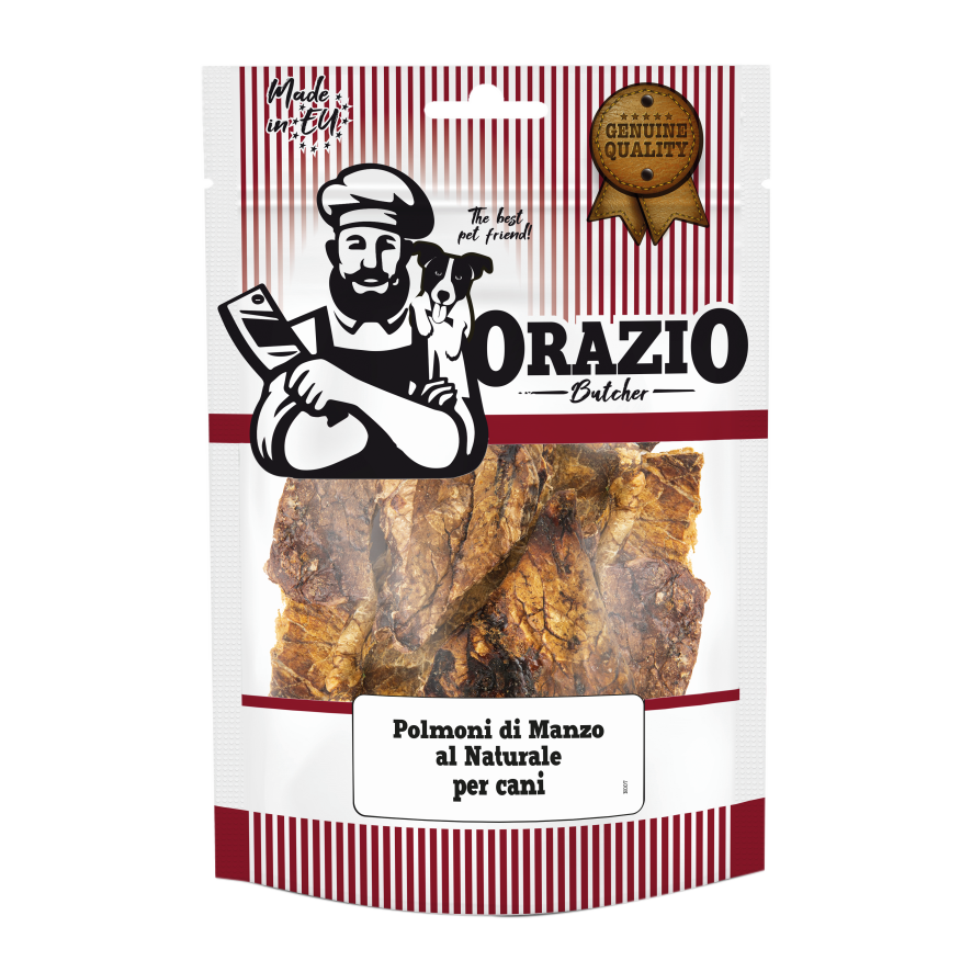 Polmone di Manzo Essiccato 100g