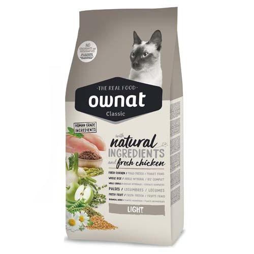 Ownat Crocchette Gatto Light Pollo 1,5kg