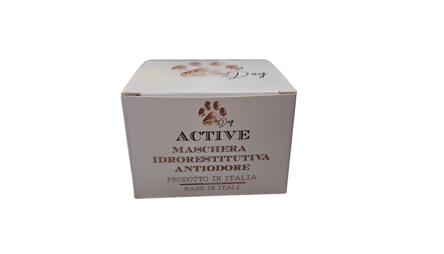 Officine Cosmeceutiche ACTIVE maschera Idrorestitutiva, Districante Anticrespo Antiodore 100ml