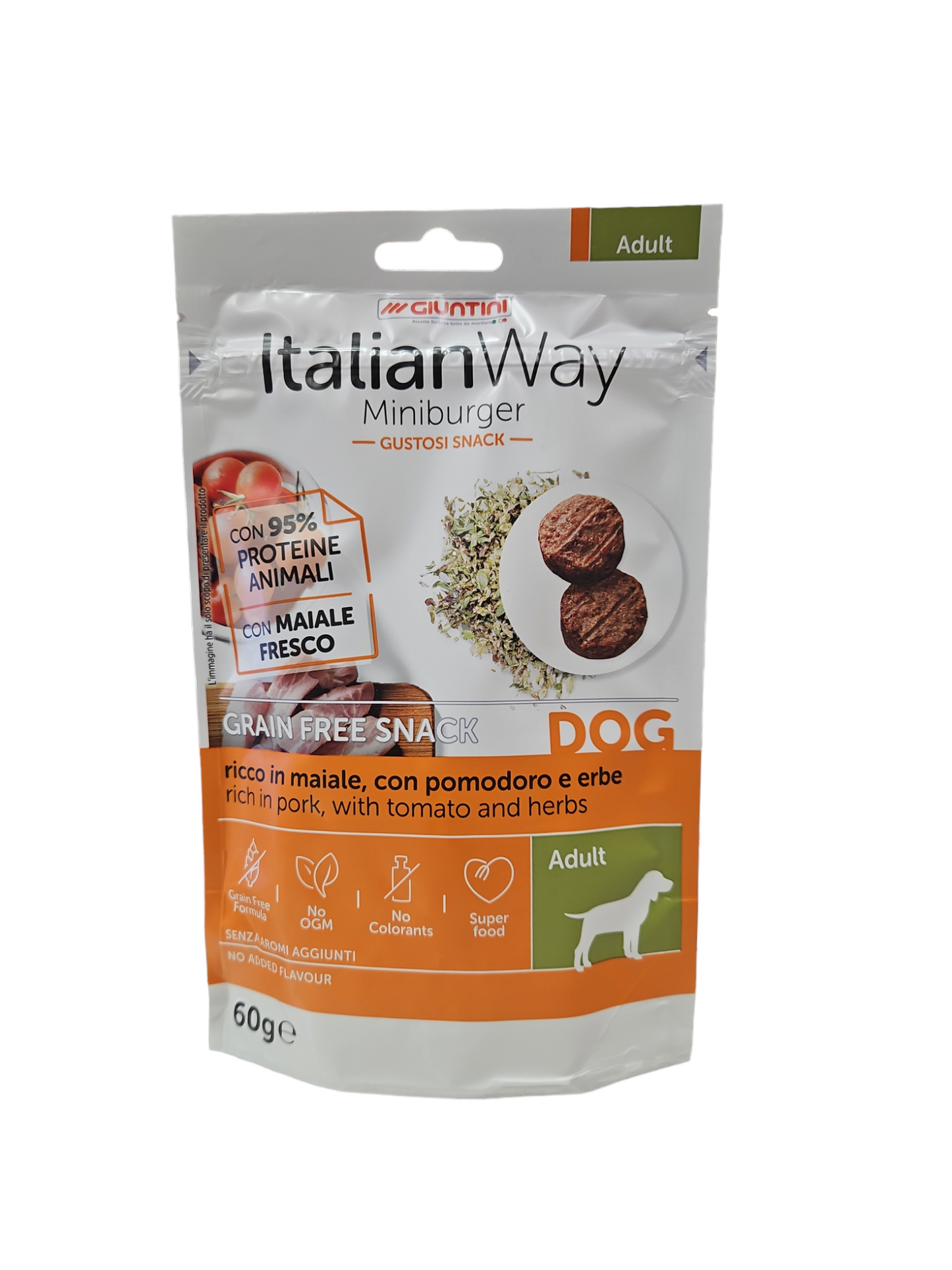 Italian Way Grain Free Snack MiniBurger 60g