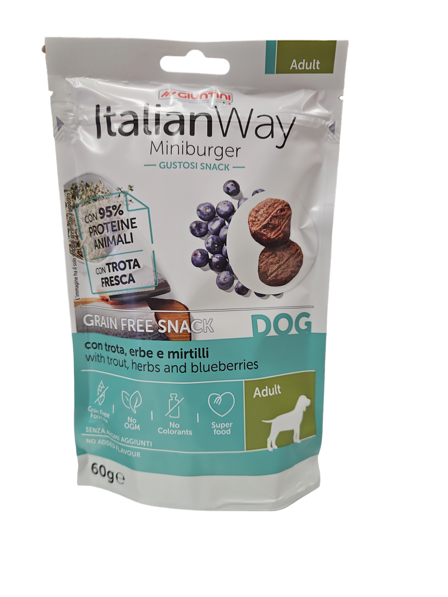 Italian Way Grain Free Snack MiniBurger 60g