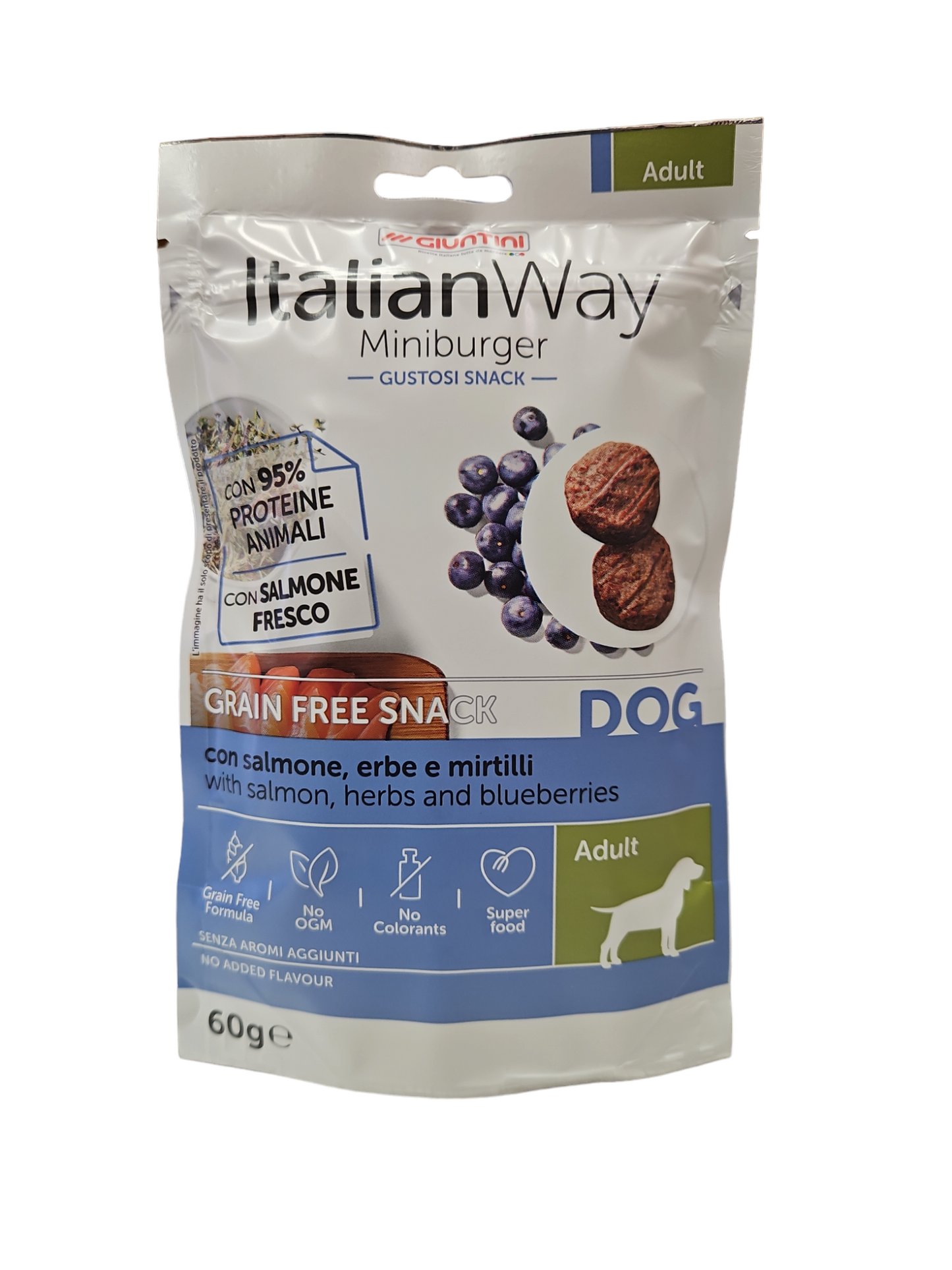 Italian Way Grain Free Snack MiniBurger 60g