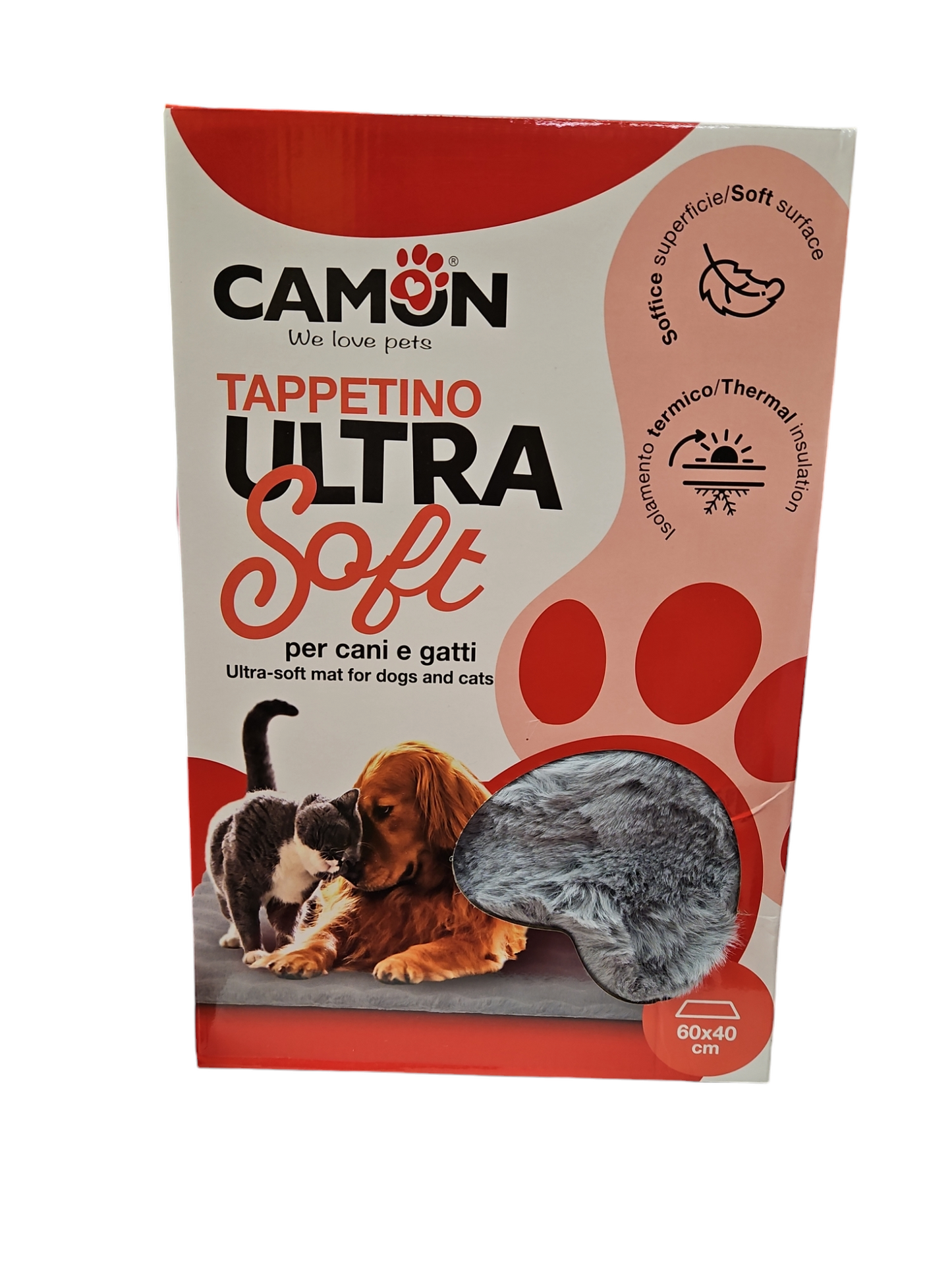 Camon Tappetino Ultra Soft per Cani e Gatti