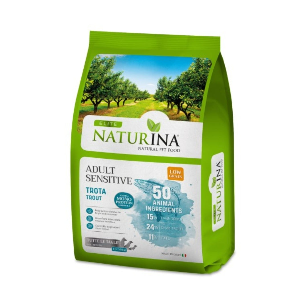 Naturina Èlite Adult Sensitive Trota 2kg