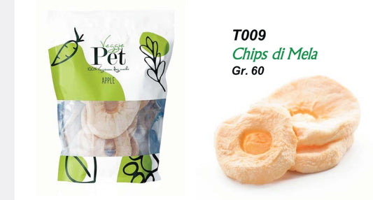 Chips di MELA snack per cani 60g