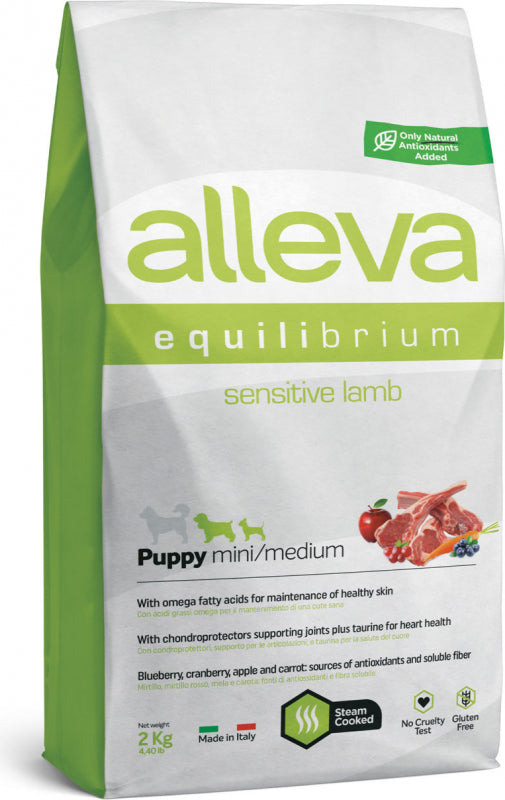 ALLEVA Equilibrium Puppy mini/medium Sensitive Lamb 2 kg