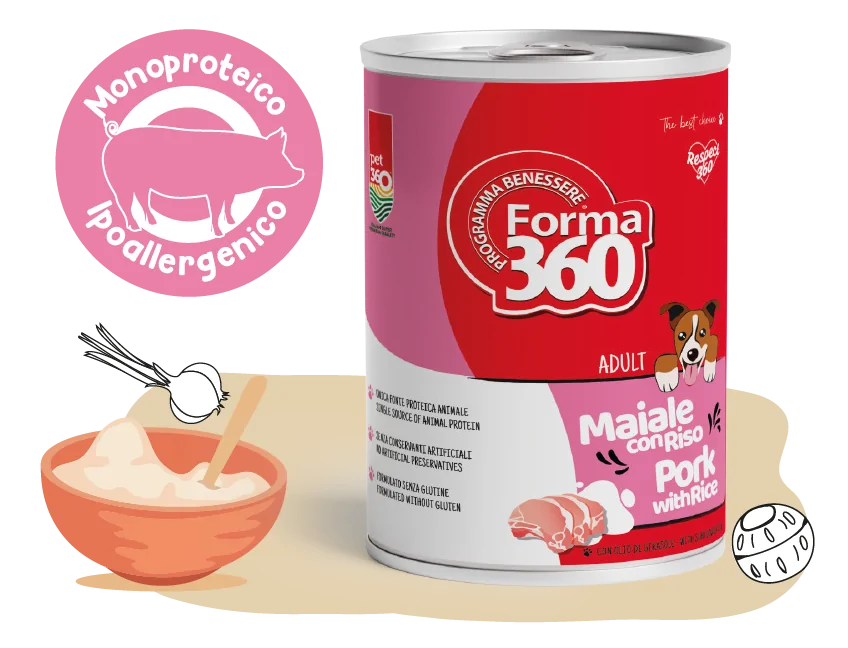 Forma360 Cibo Umido per Cani Monoproteico 6x400g