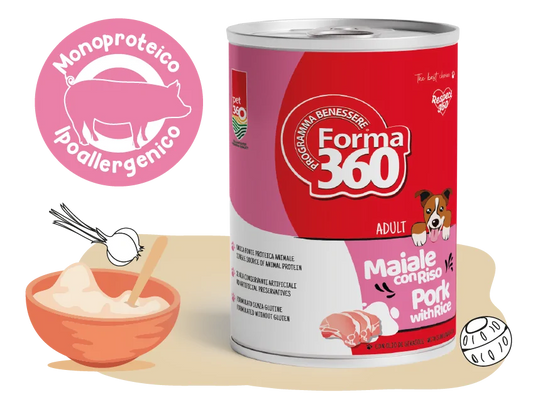 Forma360 Cibo Umido per Cani Monoproteico 6x400g