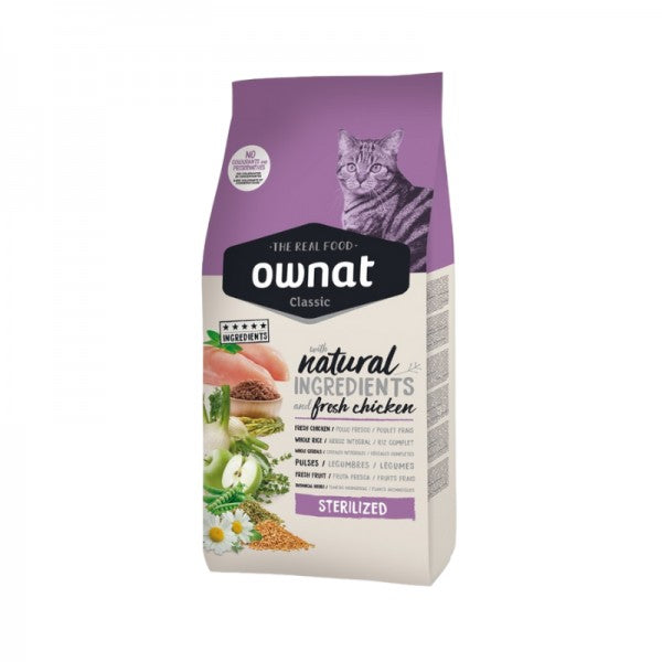 Ownat Crocchette Gatto Sterilised Pollo 1,5kg