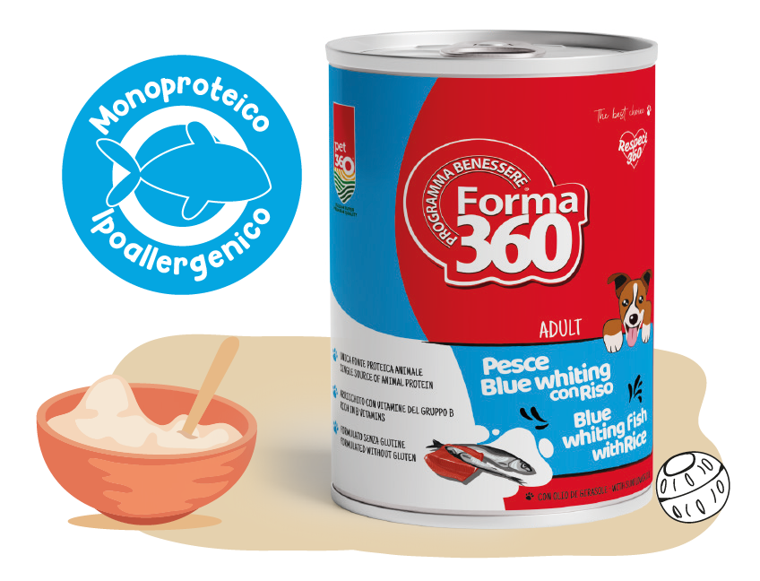 Forma360 Cibo Umido per Cani Monoproteico 6x400g