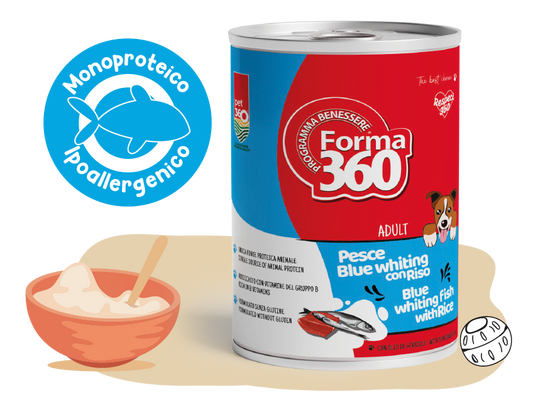 Forma360 Cibo Umido per Cani Monoproteico 6x400g