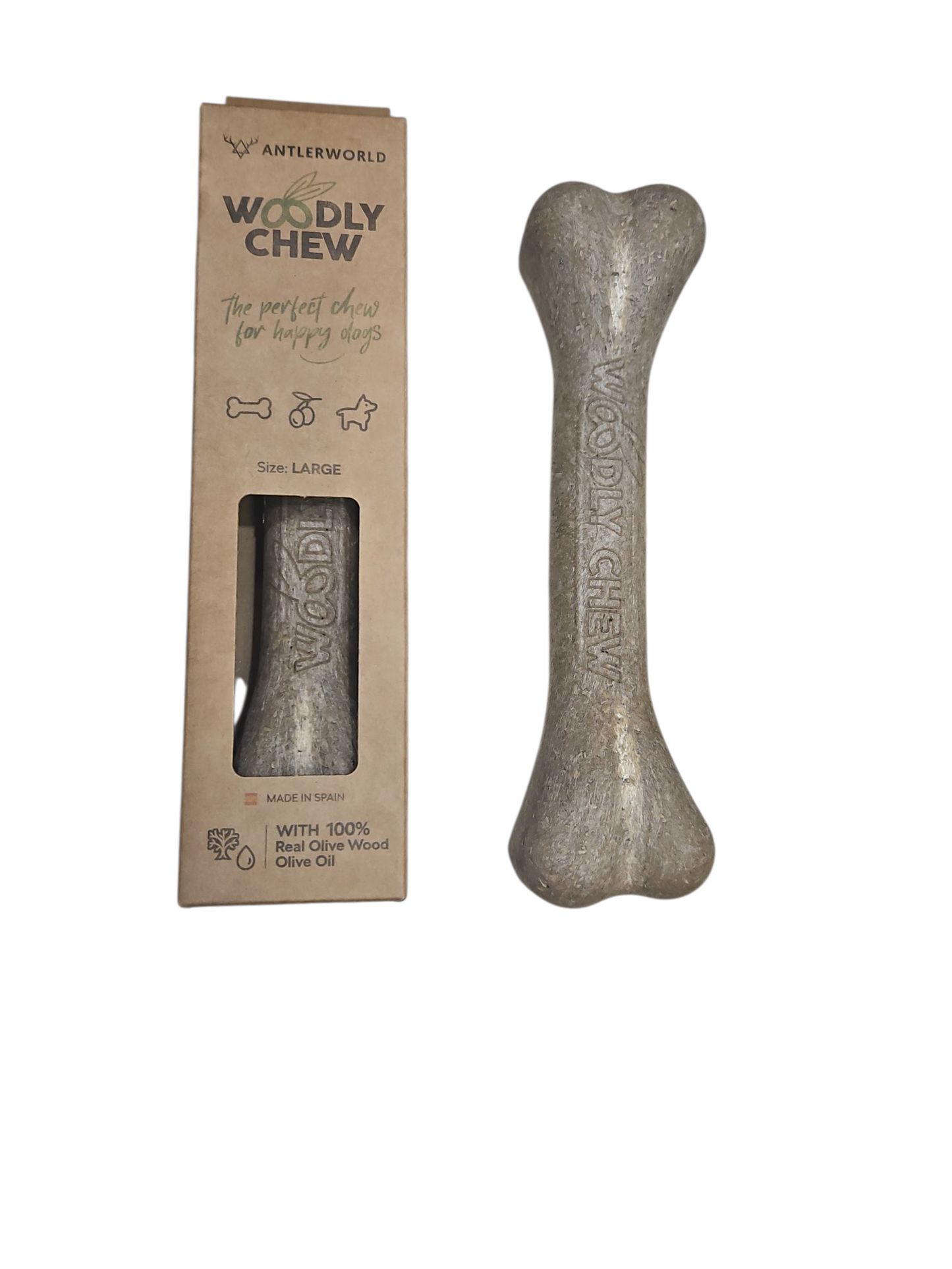 Gioco per Cani - Osso per Cani con vero Legno d'Ulivo