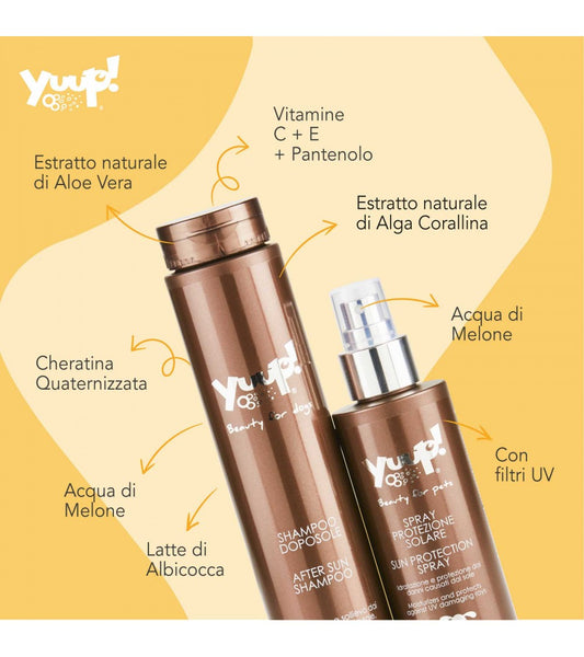 Yuup Duo Sun - Kit Protezione Solare per cane e gatto