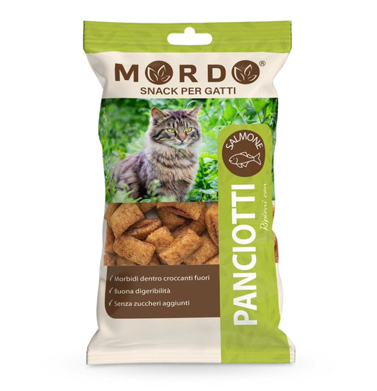 Mordo Snack per Gatti - Panciotti ripieni con Salmone 40g