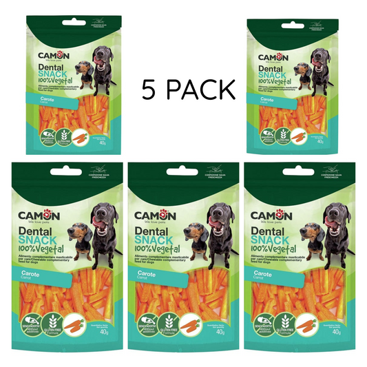 Camon Snack Cane Carote Croccanti 5 PACK