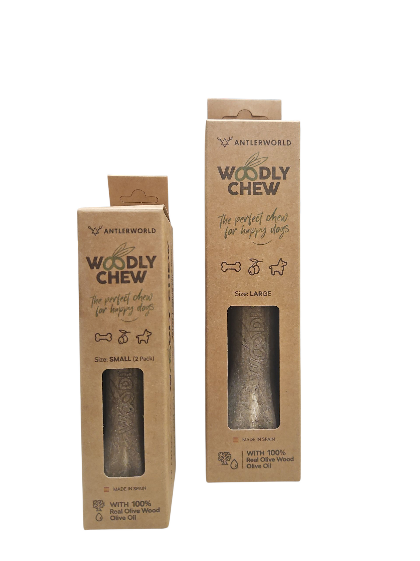 Gioco per Cani - Osso per Cani con vero Legno d'Ulivo