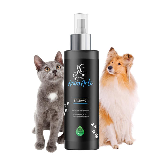 AnimArtì Balsamo Spray Districante e Lenitivo per Cani e Gatti - 98% Origine Vegetale 200ml