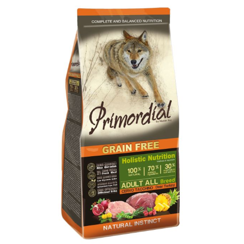 Primordial Adult All Breed Cervo e Tacchino 2kg