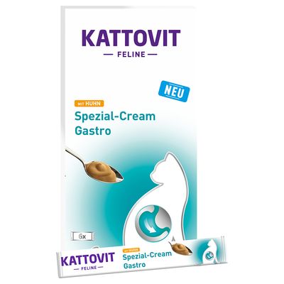 Kattovit Snack in Crema per Gatti - Gastro 6x15g