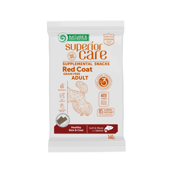 Nature's Protection Superior Care Snack per Cani Adulti - Red Coat - Grain Free 160g