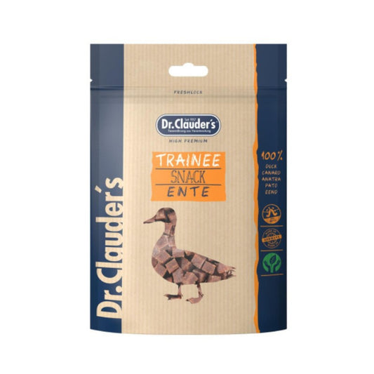 Dr Clauder's Trainee Snack 100% Anatra - Cubetti Snack per Cani - 80g