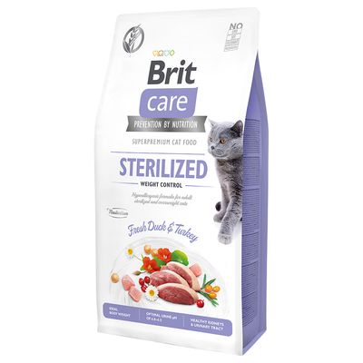 Brit Care Sterilized Weight Control Anatra e Tacchino 2kg