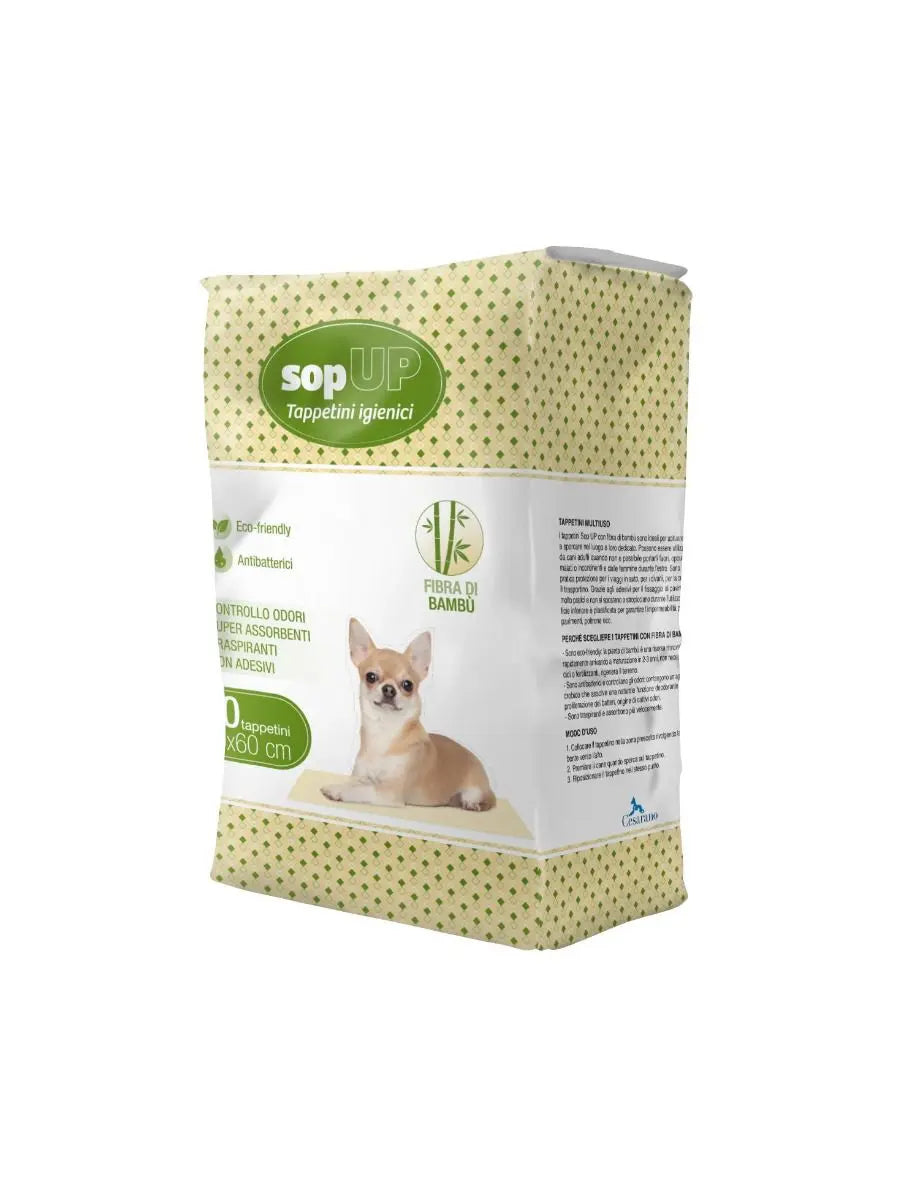 Sop Up Tappetini Igienici con Fibra di Bamboo 30pz